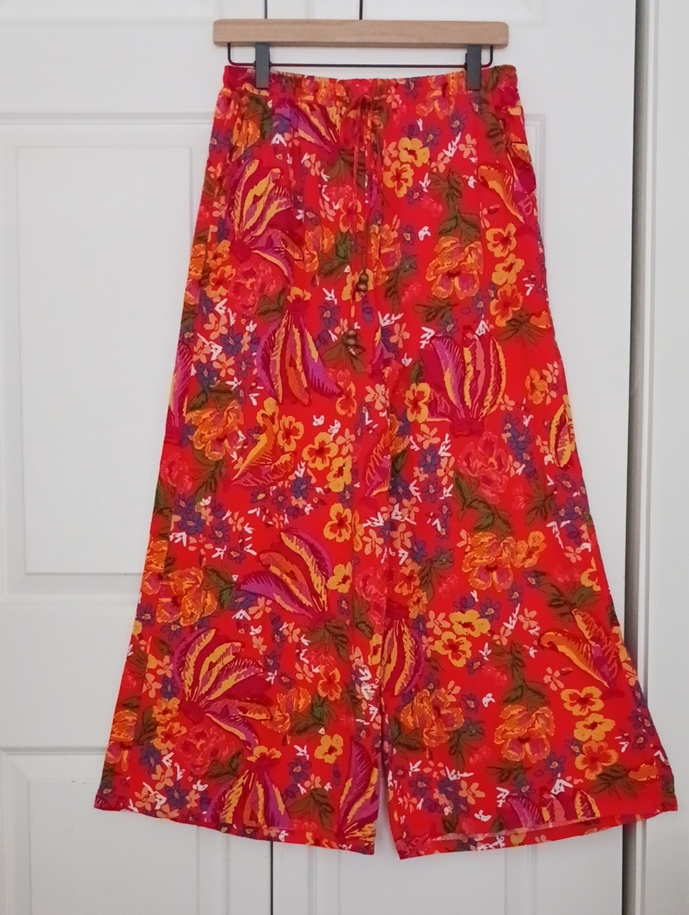 Rachel Roy Wide Leg Cropped Pants Size M